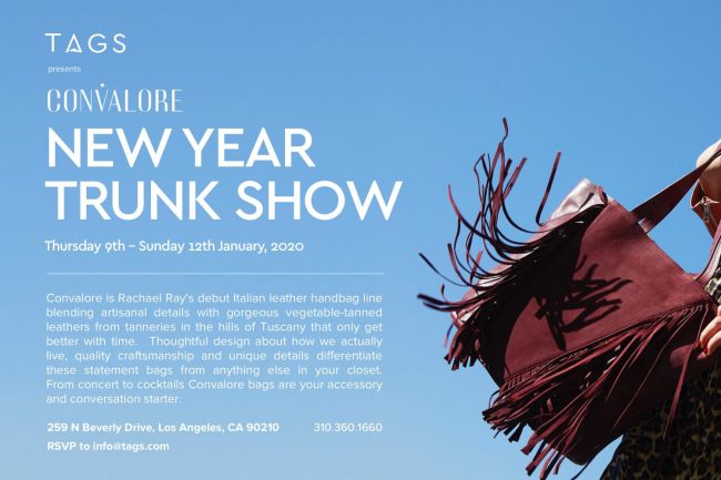 TAGS Hosts Convalore New Year Trunk Show