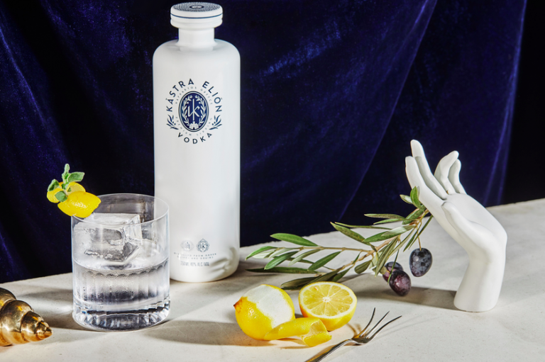 Kástra Elión Launches First Premium Vodka Distilled from Greek Olives