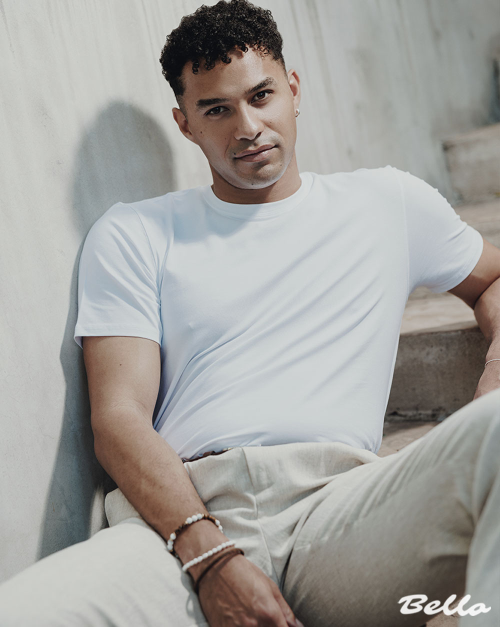 LOOK 7: T-Shirt | KENNETH COLE @kennethcole Linen Trouser | WAX LONDON @waxlondonclothing Shoes | G.H.BASS @ghbass Belt | CHARLES TYRWHITT @charlestyrwhitt Bracelets | AROCK @arock_official