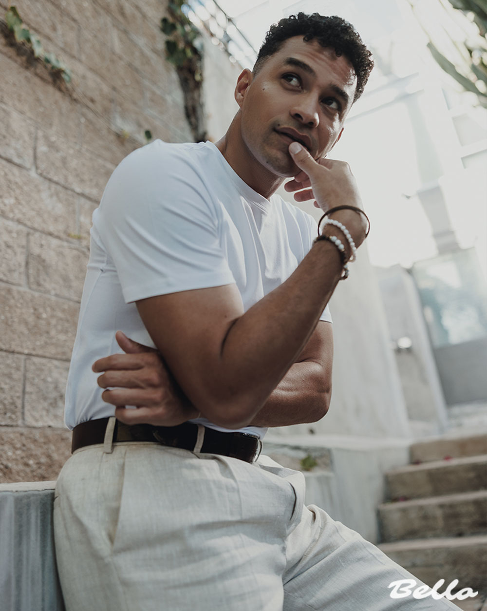 LOOK 7: T-Shirt | KENNETH COLE @kennethcole Linen Trouser | WAX LONDON @waxlondonclothing Shoes | G.H.BASS @ghbass Belt | CHARLES TYRWHITT @charlestyrwhitt Bracelets | AROCK @arock_official