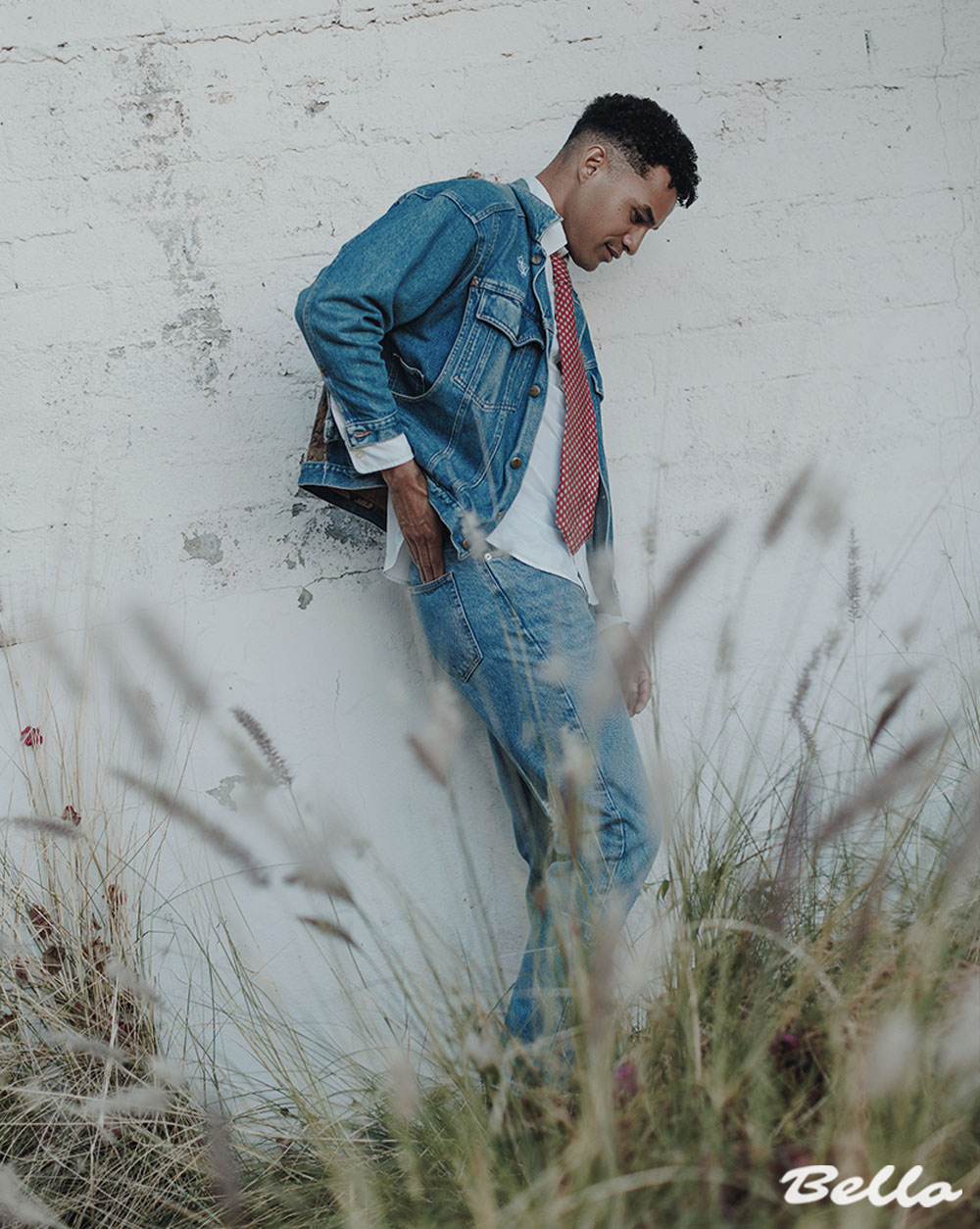 LOOK 3: Denim Jacket | VELLACHOR @vellachor Jeans | WAX LONDON @waxlondonclothing Shirt | Polo Ralph Lauren @poloralphlauren
