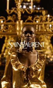 Why Anthony Vaccarello Covered Saint Laurent in Gold, Then Cut to Black