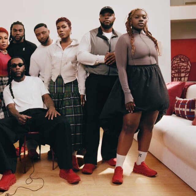 Burna Boy and On Drop Their First Sneakers, in Red and White