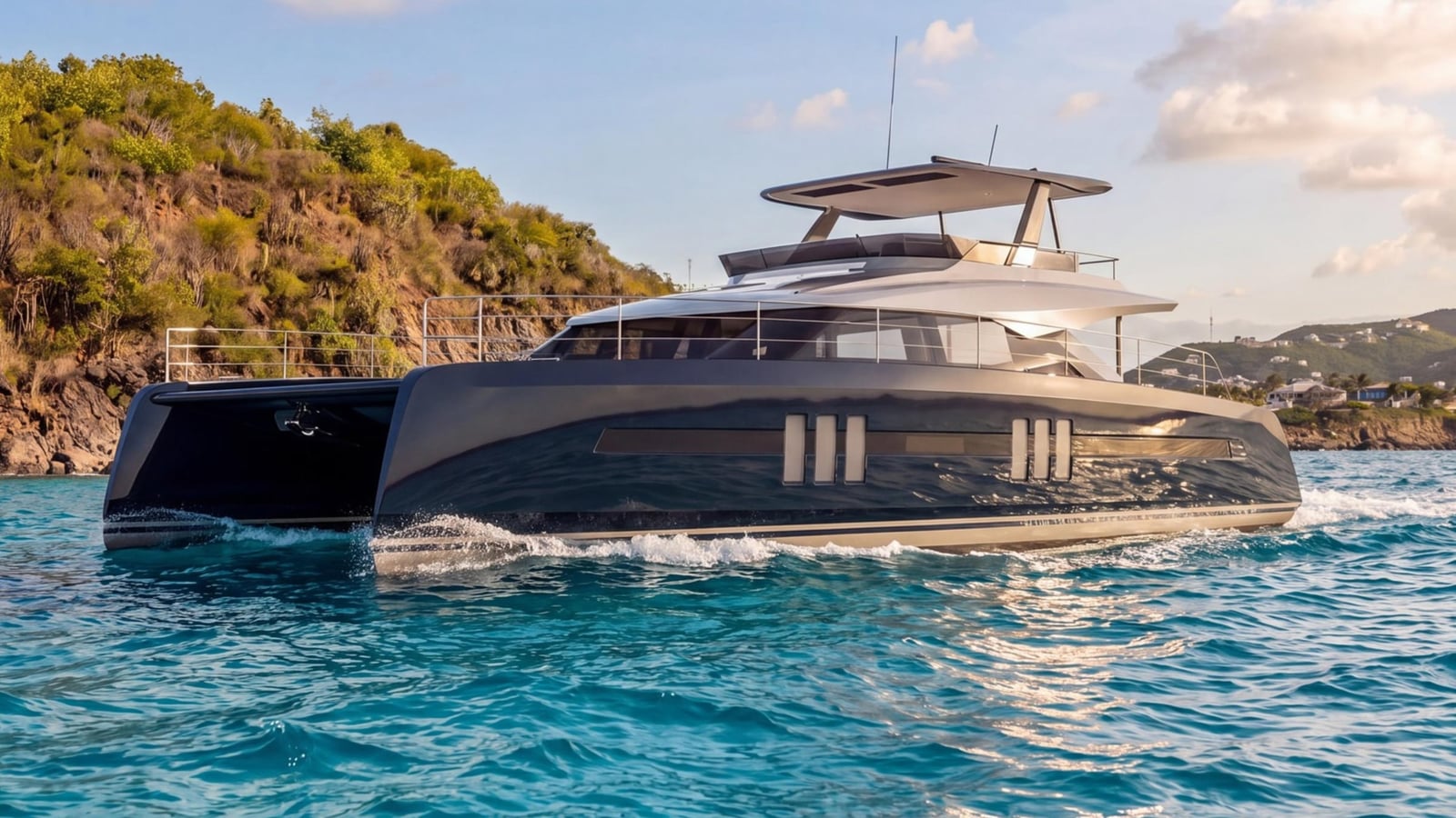 Oyster, Famous for Sails, Just Built a Catamaran With Two Engines and a Bar