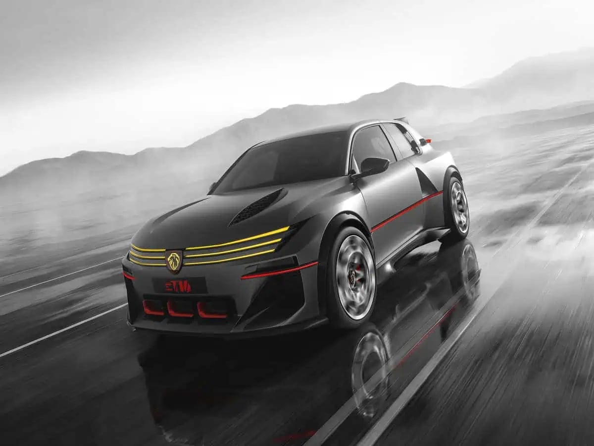 Peugeot's E-T16 Is a 805 bhp Rally Ghost With a Roll Cage